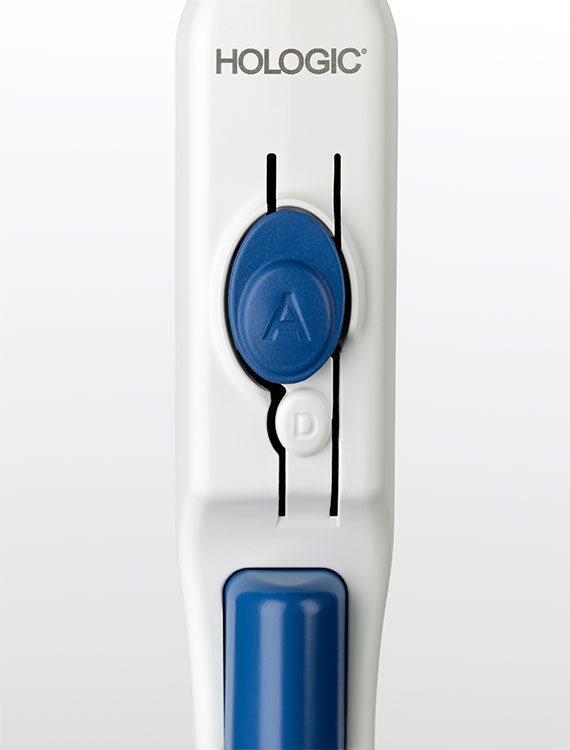 Sertera button close-up