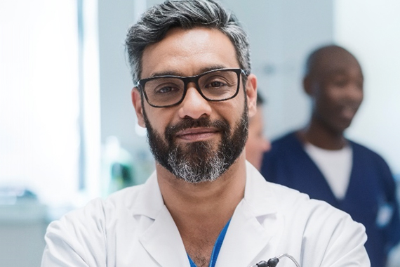 Doctor in the lab