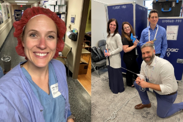 Hologic GYN Surgical Solutions team members working on fibroid care technology