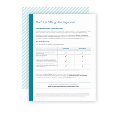 Supplementary Materials for Providers (4) - Don't Let STI go Undiagnosed Thumbnail
