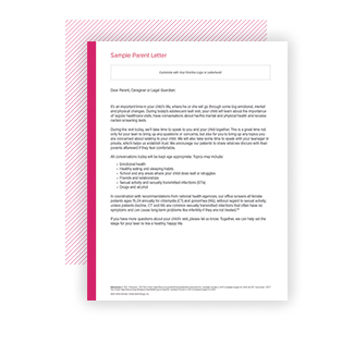 Parent Letter (Customizable)