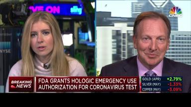 Embedded thumbnail for Hologic Coronoavirus Update | CEO Steve MacMillan on CNBC&#039;s Closing Bell
