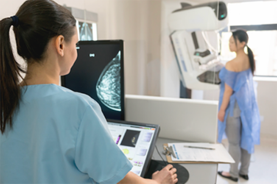 mammography screening in lab setting