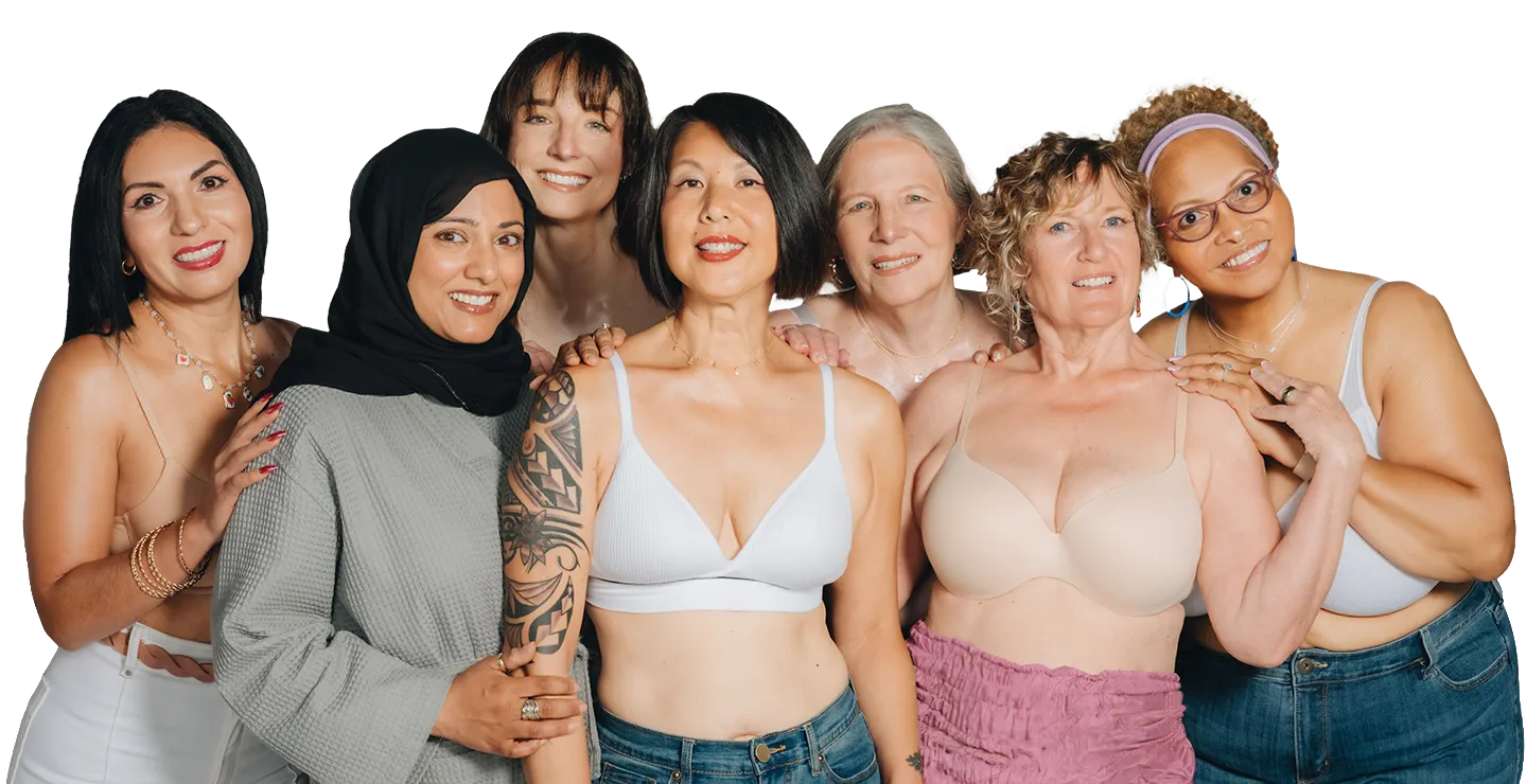 diverse happy women of different ages