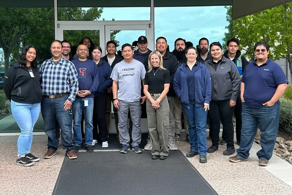 Group of Hologic Employees in front of office location