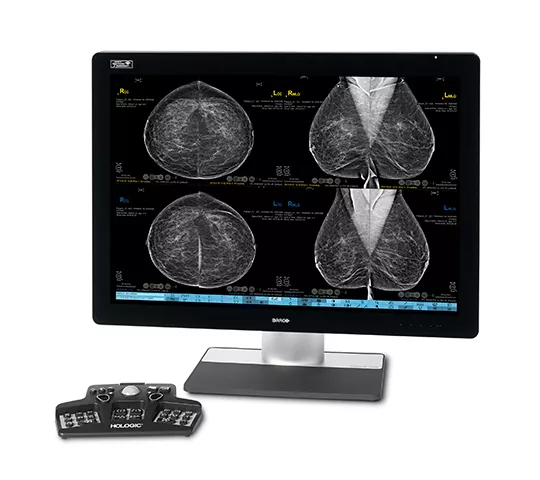 display monitor on white background