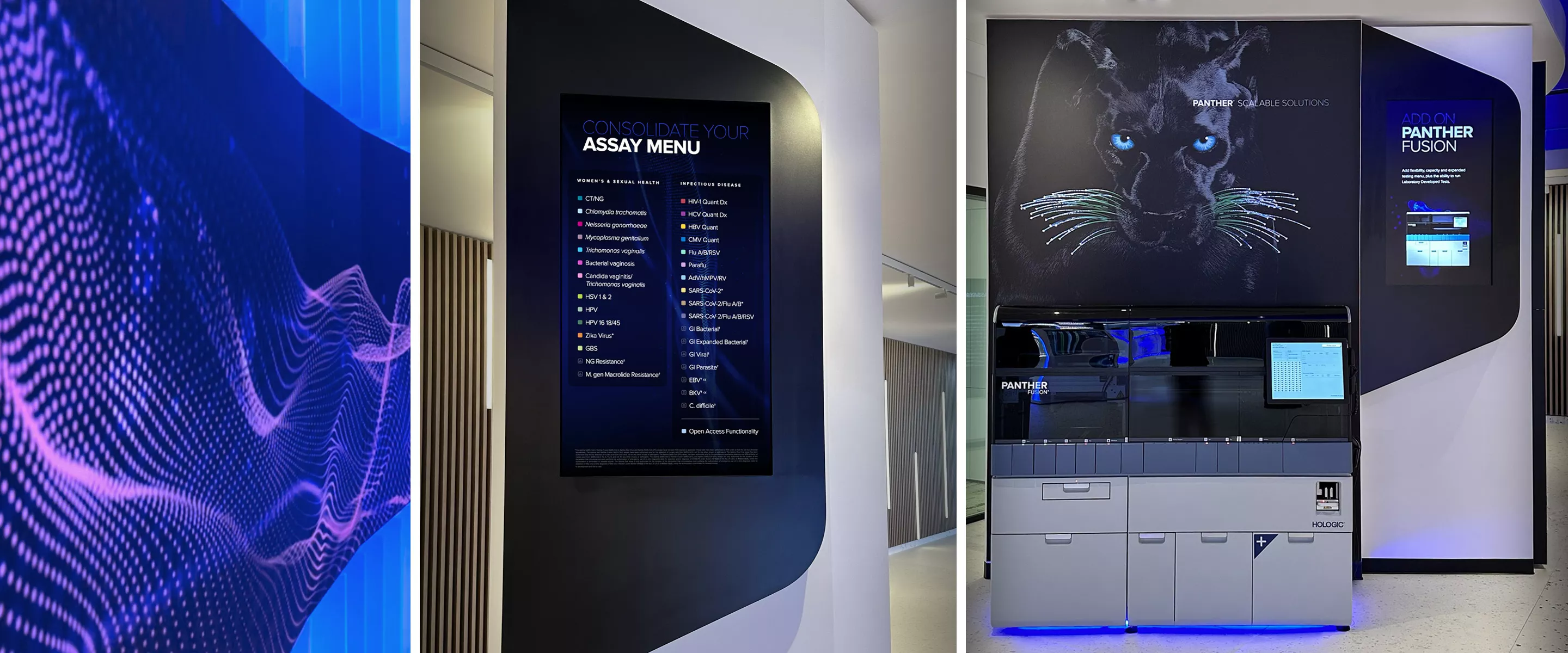 Photography of interior marketing materials on display
