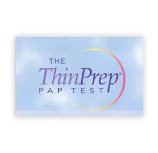 thinprep pap test graphic on white background