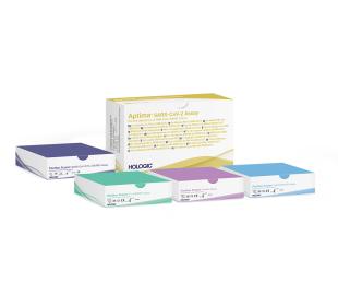 Hologic Respiratory Assay boxes on white background